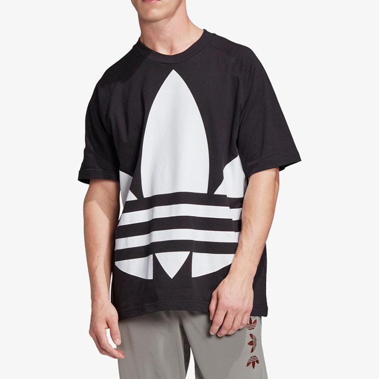 adidas Originals Men's Big Trefoil Boxy Tee Black FM9904