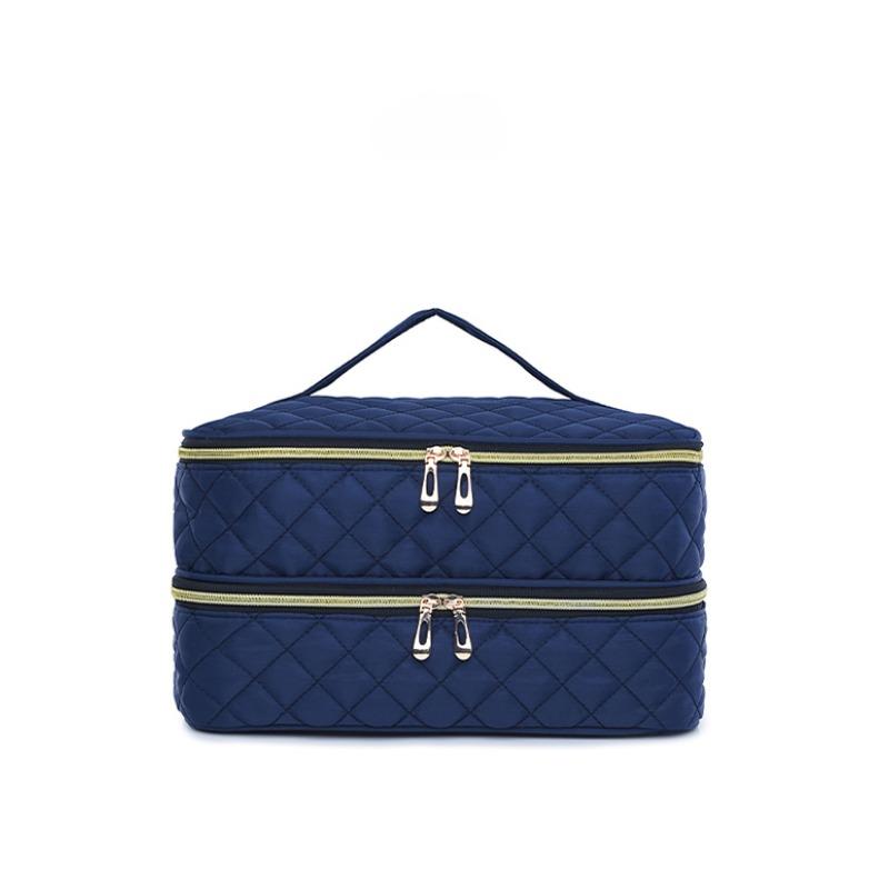 40 Grids Nail Polish Storage Bag Essential Oil Case Portable Cosmetic Large Handbag Organizer with Handle for Travel Nail salon