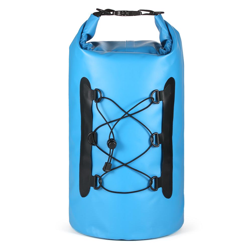 15L Waterproof Dry Bag with Phone Case Bag Roll Top Dry Sack For Kayaking Boating Fishing Surfing Swimming Rafting