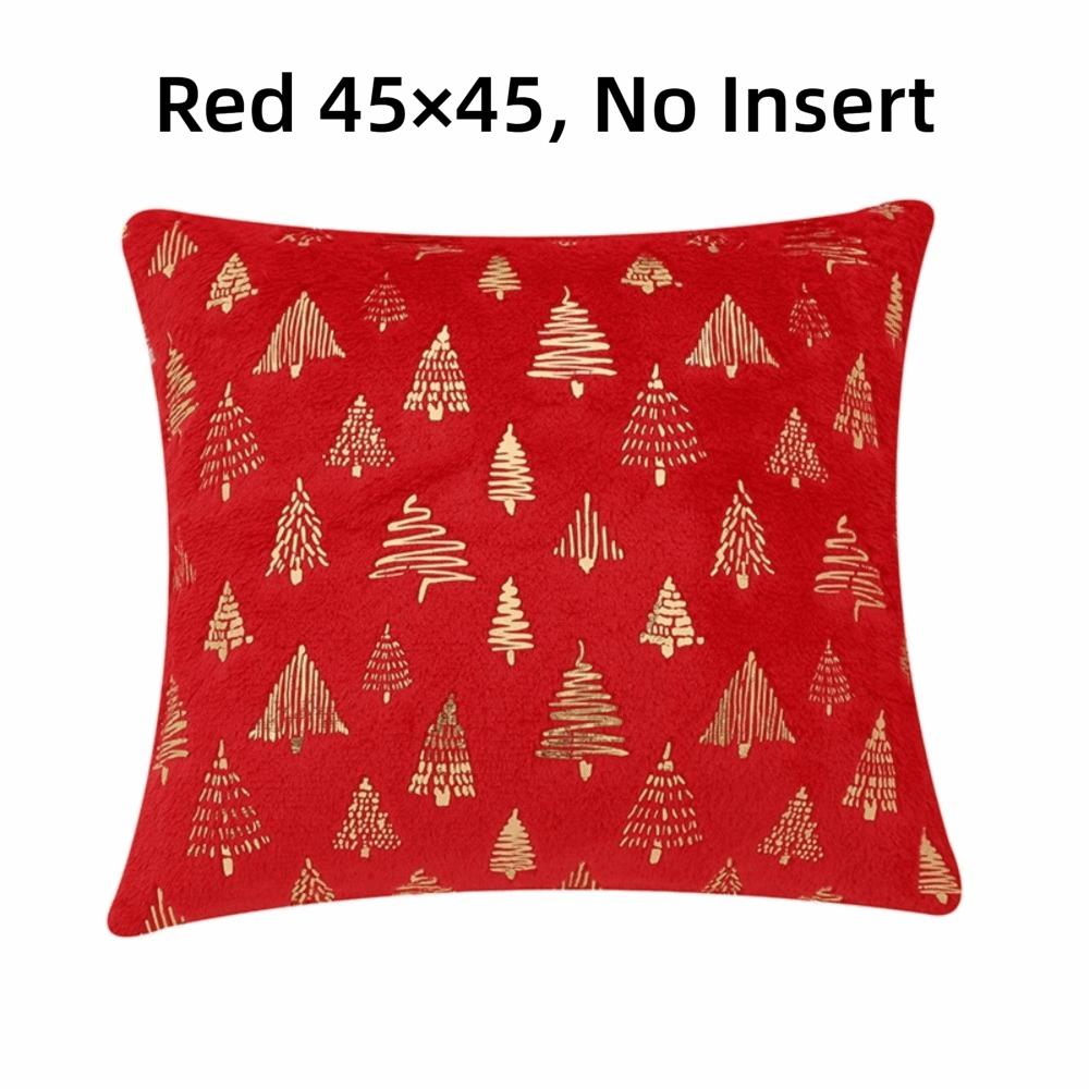 Nordic Golden Embroidery Pillow Cover Plush Throw Pillow Decorative Sofa Pillowcase  Party