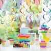 6 BUC/spirală Decorațiune Suspendată Decorațiune Suspendată Creativă Decorațiune Suspendată în Tavan Paiete DIY Recuzită Nuntă Petrecere de Ziua de Naștere