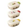 Cartoon Print Ice Cube Maker, Ice Cube Mold with Buckle Sealing Cover, Easy Release Food-Grade Safe Ice Tray