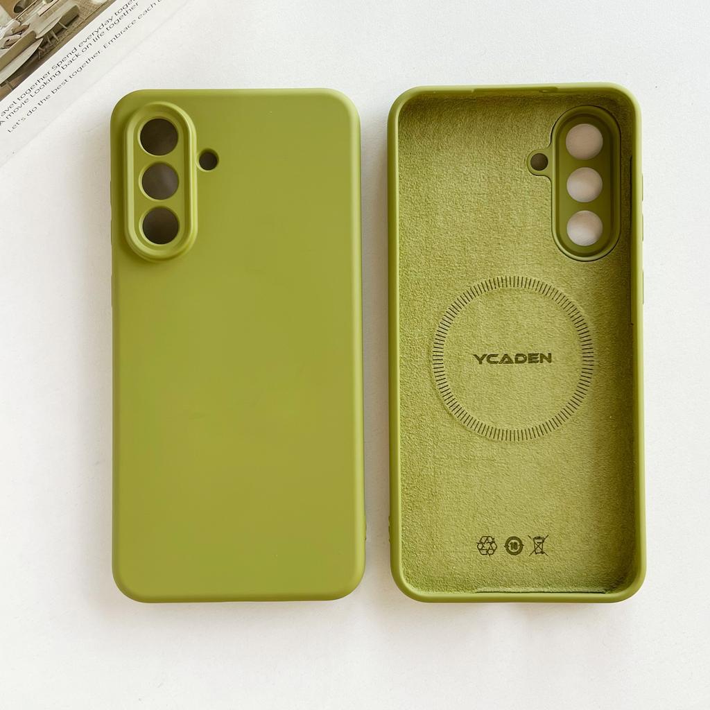 For Magsafe Matte Silicone Original Case For Samsung S26 S25 S24 S23 S22 Plus Ultra A56 A16 A55 A54 Magnetic Shockproof Cover