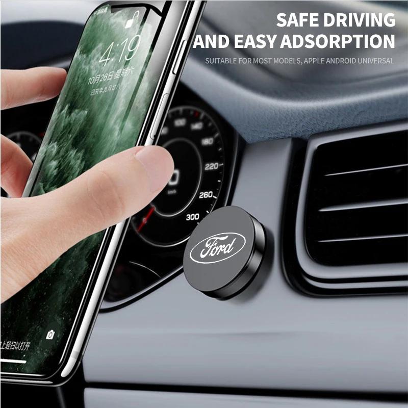 Hot Magnetic Fashion Car Phone Holder Magnet Mount Bracket Stick On Car Dashboard For Ford Fiesta MK7 2012 2013 2014 2015 2016 2
