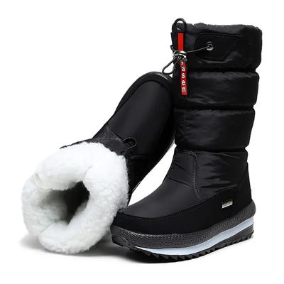 Women Snow Boots Platform Winter Thick Plush Waterproof Non-slip Boots Lady Fashion Woman Shoes Warm Fur Botas Mujer Large Size