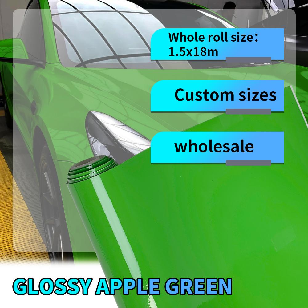 Tuning Auto Accessories Glossy Vinyl Wrap Car Stickers Color Change Film Custom Size Vehicle Decoration Body Covering Automotive