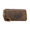 CONTACT'S Genuine Leather Clutch Bag Luxury Mobile Phone Bags Credit Card Holder Casual Men's Handbags