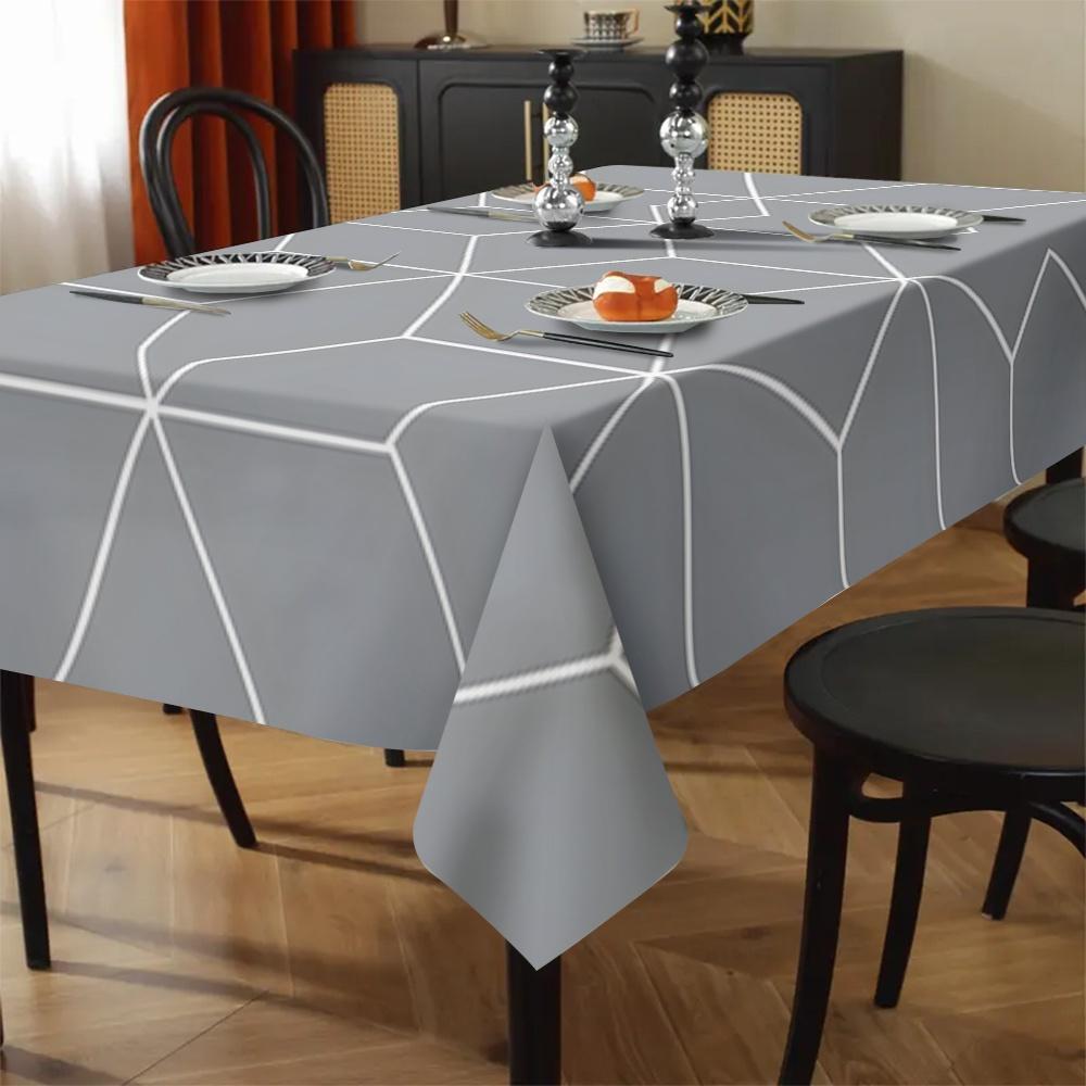 Geometric pattern tablecloth - Suitable for picnics, camping, weddings, parties, festivals, and retro home decoration