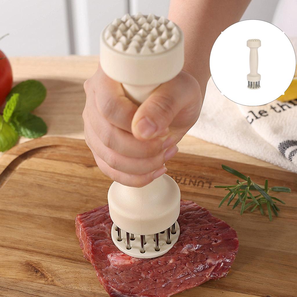 Steak Tenderizer Tool Meat Inserting Needle Chicken Chop Meat Loosening Needle Hammer Tool For Uniform Tenderizing