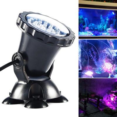 Dálkové ovládání RGB voděodolná LED Barevná nádrž Akvarijní lampa Projekční světlo