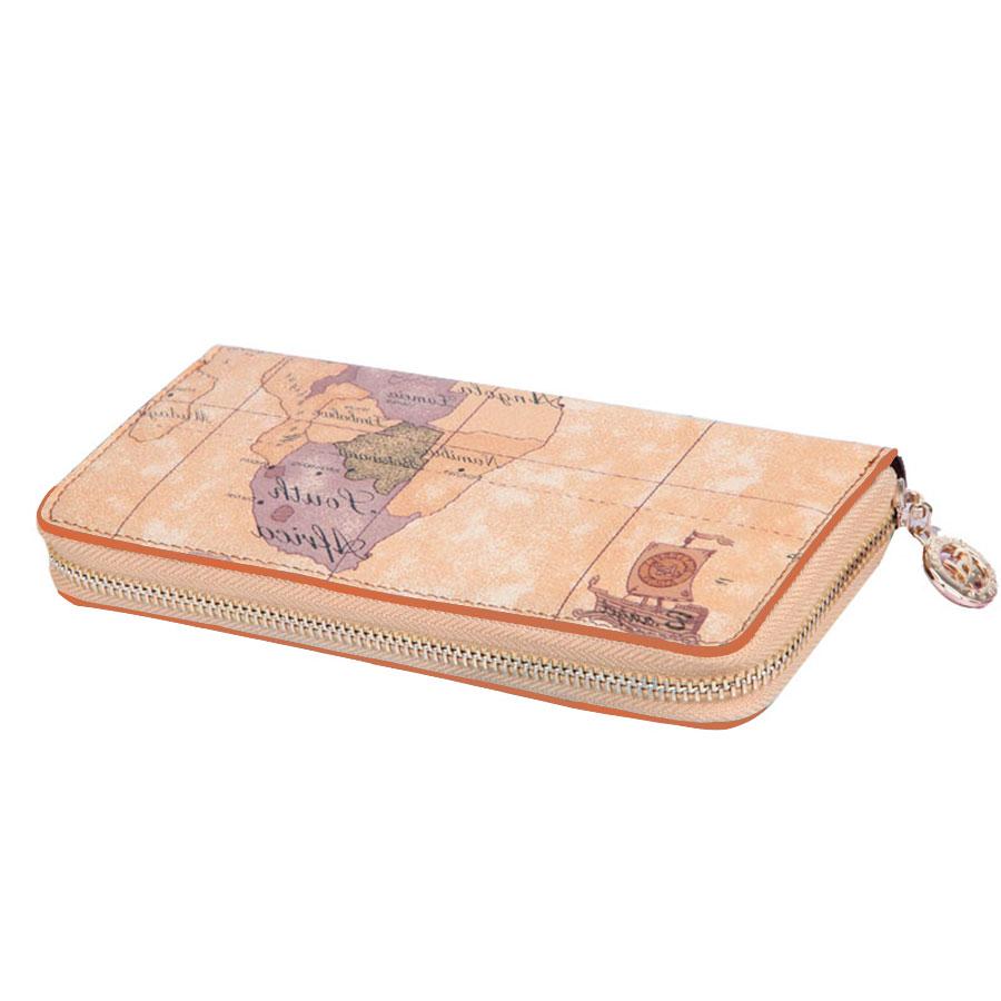 Women Wallet Purse Green Grass Stylish World Map Clutch Bag Leather Women Wallet Purse Green Grass Stylish World Map Clutch Bag Leather