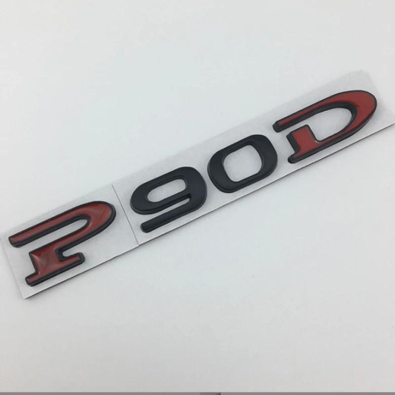 P75D P85D P90D P100D letter logo car sticker for Tesla MODEL 3 X S Y refit rear boot labels trunk displacement digital decal