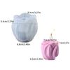 Multipurpose Flower Candle Stand Sturdy Silicone Plaster Mold for Elegant Home Decoration Wedding and Festive Occasions