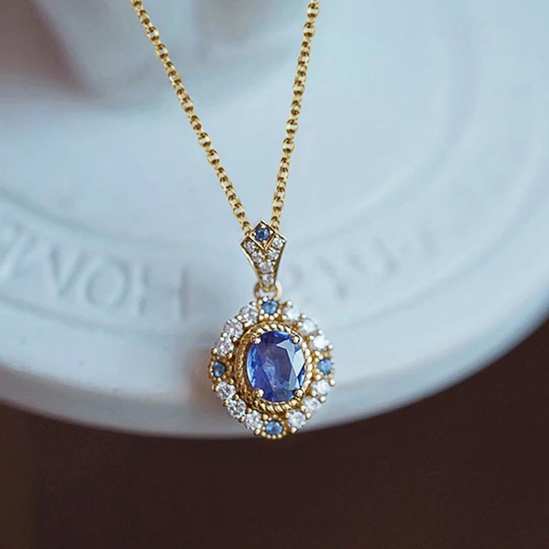 

CAOSHI Aesthetic Luxury Pendant Necklaces for Women Delicate Design Jewelry for Engagement Ceremony Gorgeous Accessories Gift 45cm