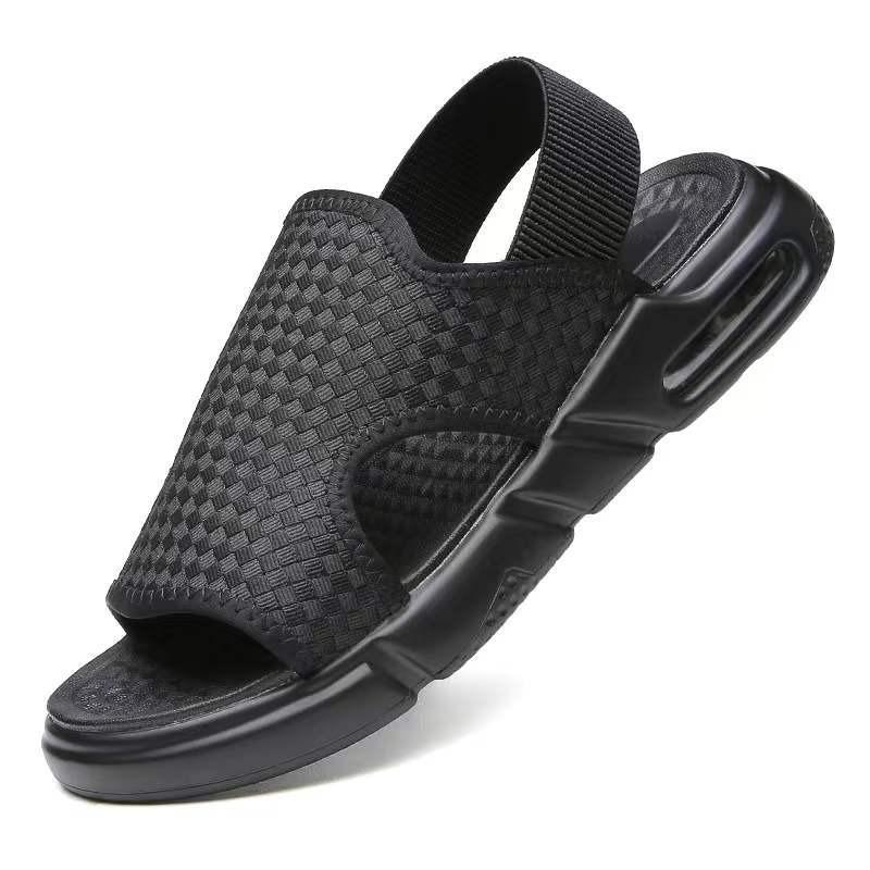 Men's Wide Width Outdoor Sandals, Breathable Sports Slides, Summer Beach Slippers Wholesale