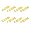 8Pcs/set Golfs Divot Repair Tool Golfs Divot Tool Bending Golfs Green Divot Fork Curved Spit Golfs Green Accessories