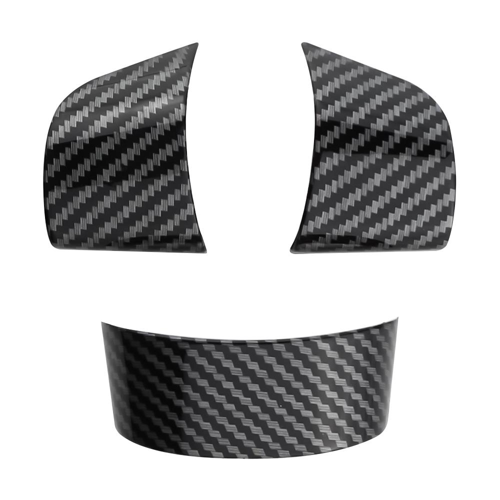 

3pcs/set Steering Wheel Sequins Fit for Focus MK2 MKII 2005 2006 2007-2011 ABS Carbon Fiber Cover Sticker Decoration Car Styling