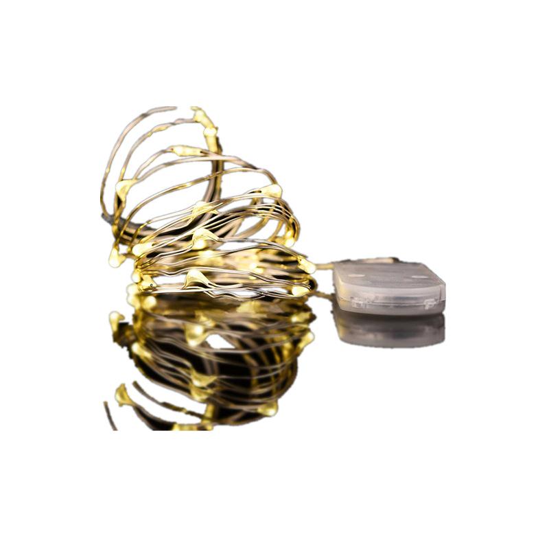 Colorful Copper Wire LED Star String Lights for Room and Wedding Decor