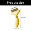 Pet Hair Removal Comb With Stainless Steel Detangler Teeth And Ergonomic Handle For Dog Cats Hair Coat Knots Deshedding