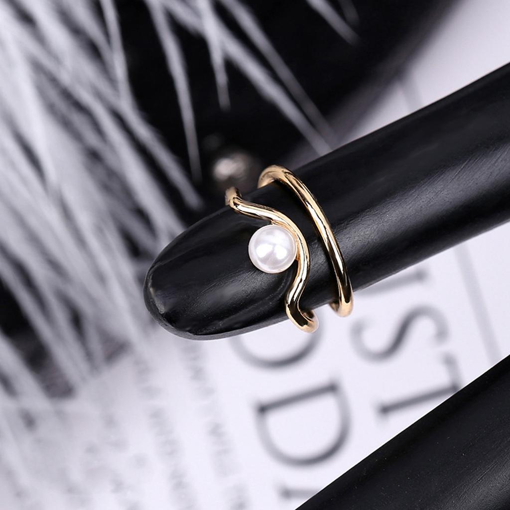 Prl Finger Nail Knuckle  S Stylish and Simple Copper Fingertip Jewelry for Women Girls