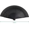 Morikuru Silk Short Silk Japanese Japanese Black [Morikuru] Fan, Type, 21cm, Fan, Black, Men's & Women's, Style, Pattern, TK01-11