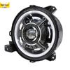 Tri-Beam 9-inch LED Bi-Beam Lens Headlight Assembly for Jeep Wrangler JL