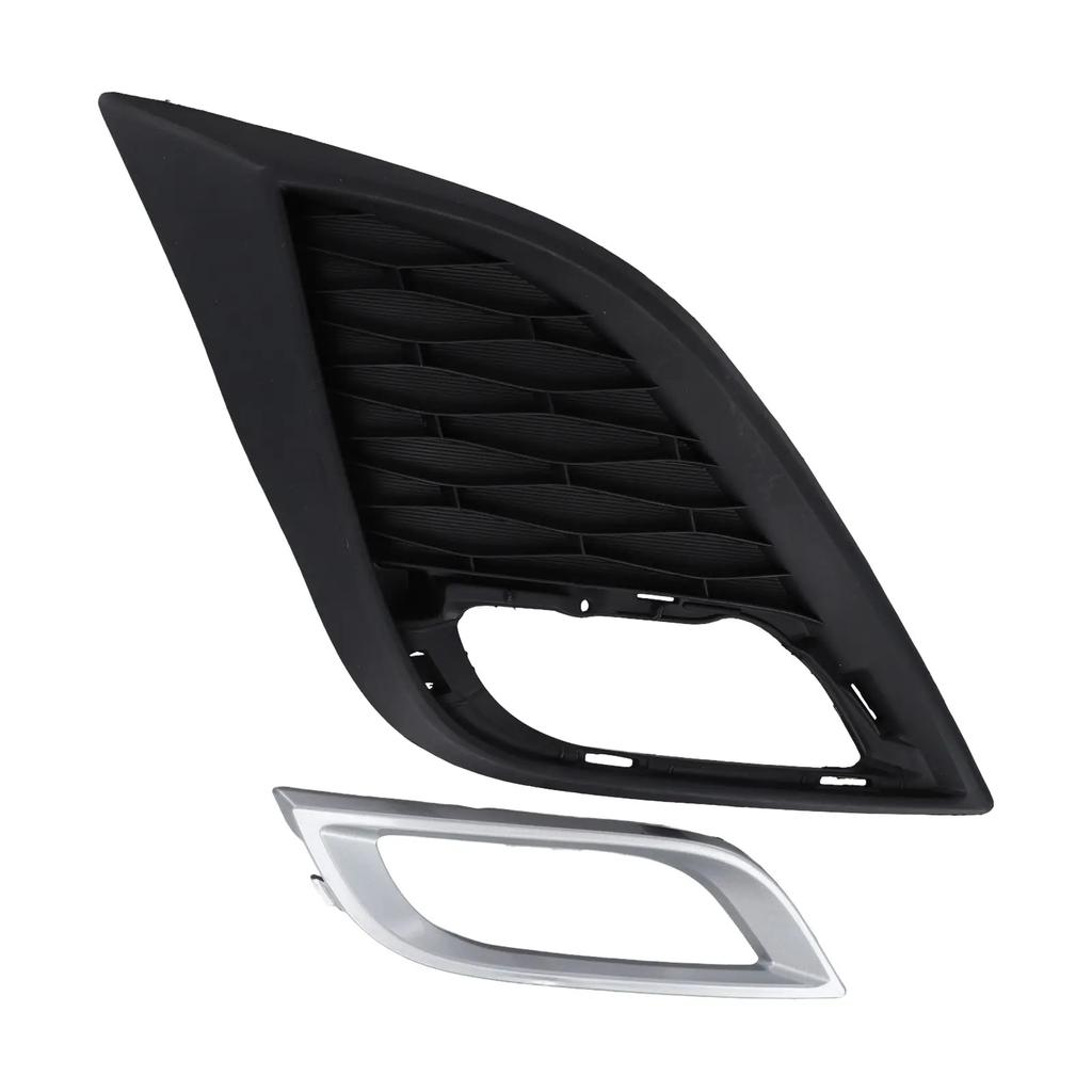 Levý a pravý boční 2dílný kryt mřížky předního nárazníku pro MAZDA 3 2010-2011, ochranný rám stínidla do mlhových světel