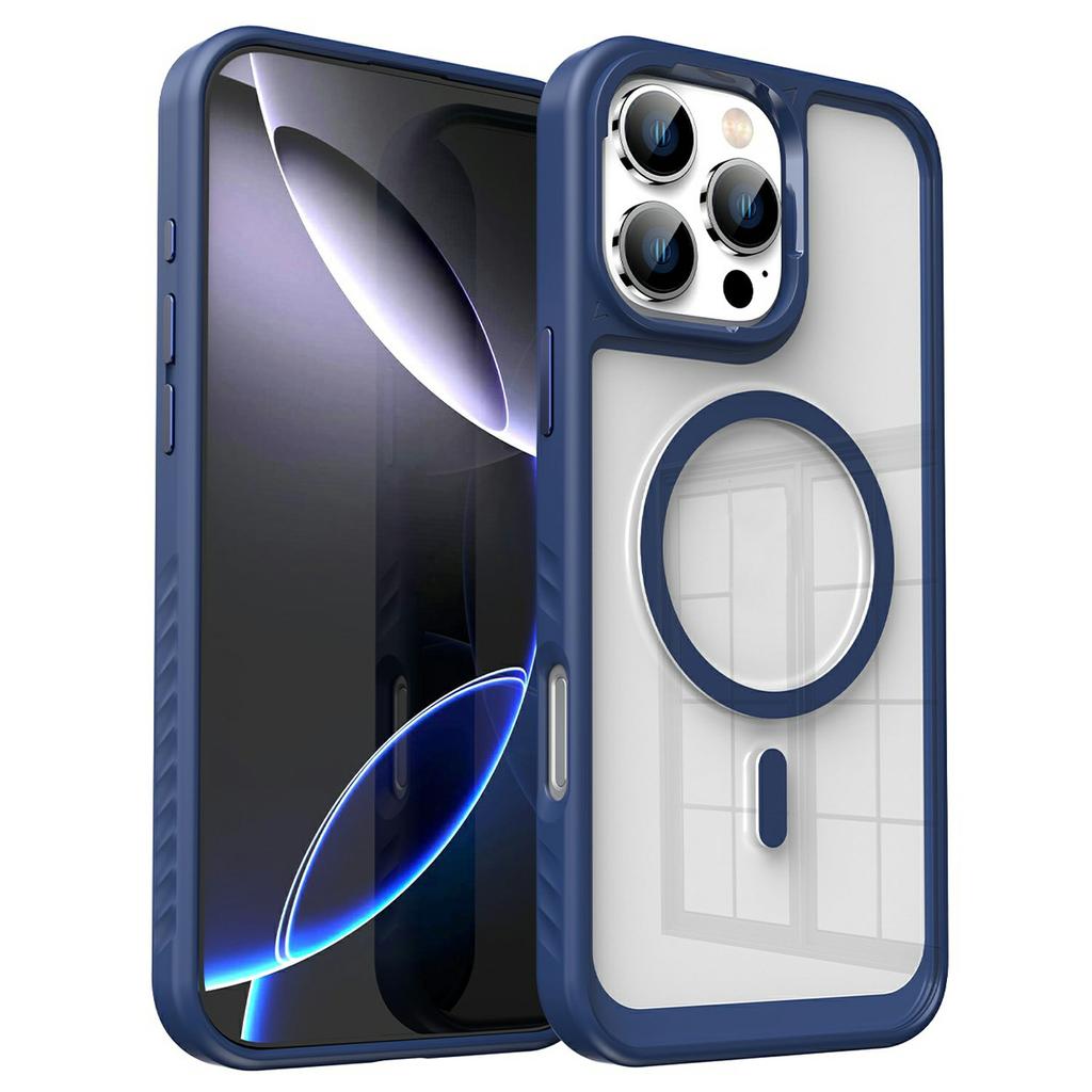 For iPhone 16 Pro Case Compatible with MagSafe TPU + PC Shockproof Phone Back Cover