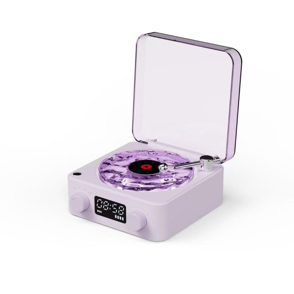 Portable White Noise Bluetooth Speaker Mini Wave Vinyl Player Retro Vinyl Record Player  Home