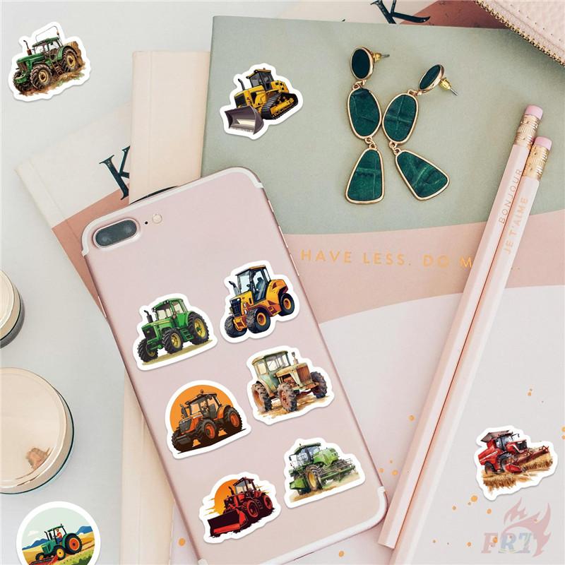500Pcs/Roll Farm Tractors Kids Rewards Stickers - DIY Scrapbooks Album Decor Sealing Label Decals