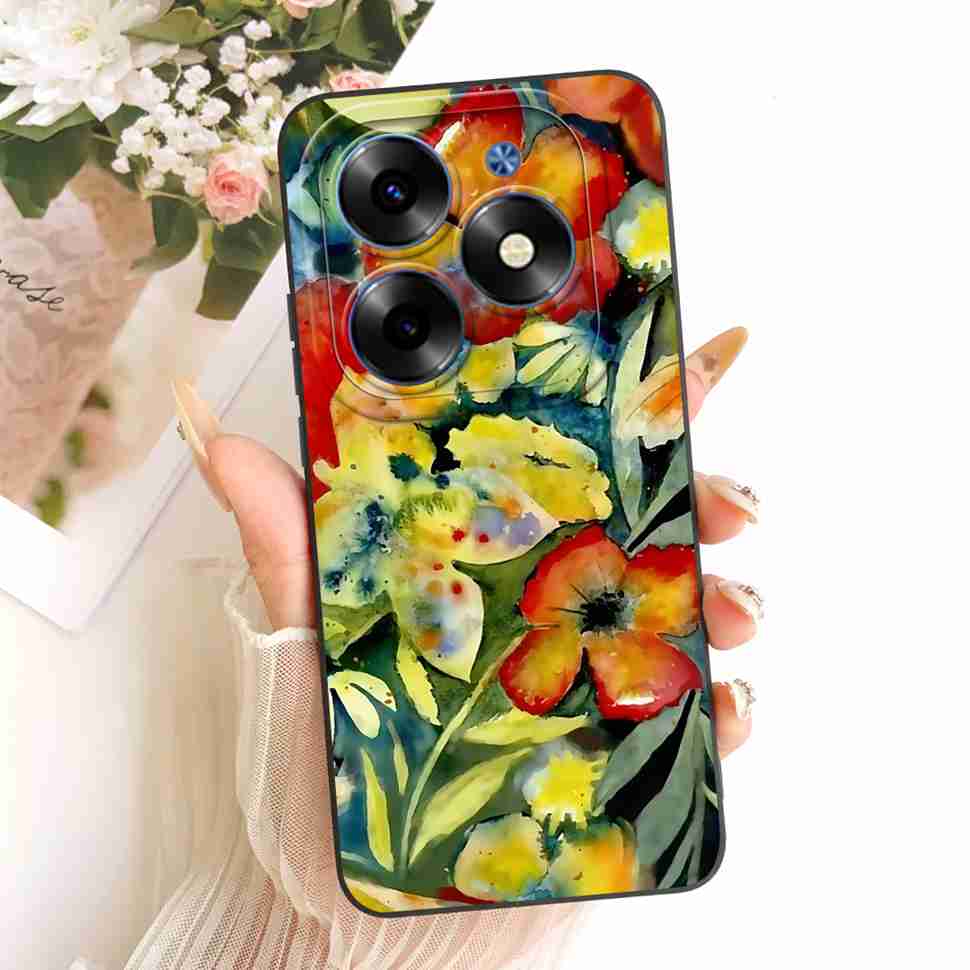 For Itel S23 Plus 4G Case Simple Style Sunset Soft Silicone Back Cover For ITEL S23 Plus 4G Phone Cases Fundas
