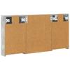 Bathroom Cabinet Set 3 Pcs 100 X 10.5 X 50 Cm Engineered Wood