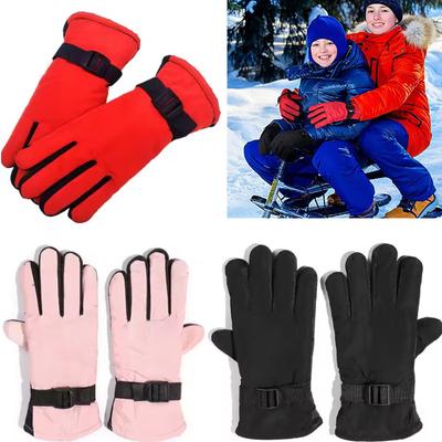 Kinder Winter Schnee Warme Handschuhe Junge Mädchen Ski Snowboard Winddicht Wasserdicht Verdicken Warmhalten Winter Must Bequem