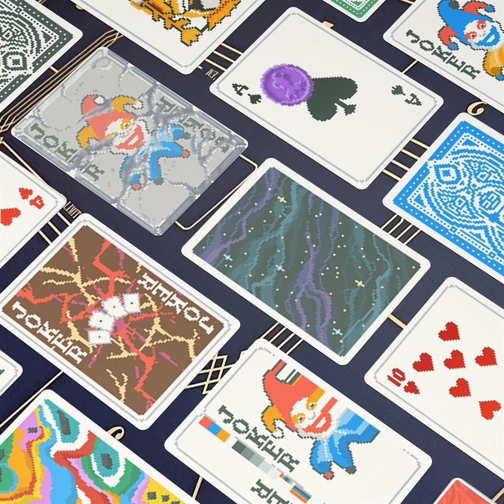 Balatro Pixel Art 9*6cm 54 Pcs Playing Cards - Retro 8-Bit Poker Deck for Gamers & Collectors - Unique Joker Designs