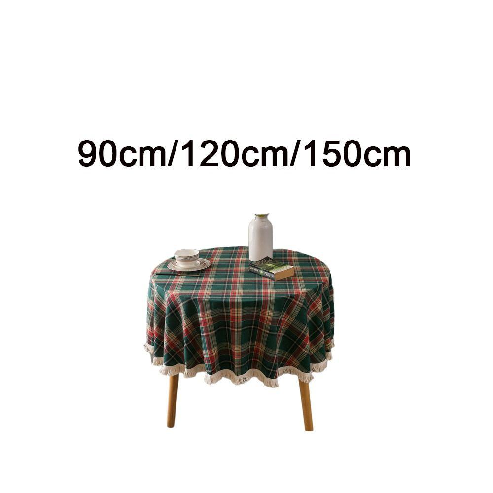 Rundt Bordtrekk Dusker Duk Myk Julepledd Duk Julepynt