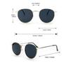 1PC Unisex Metal Round Frame Vintage Y2K Casual Sunglasses For Outdoor Daily Vacation Driving Clothing Accessories