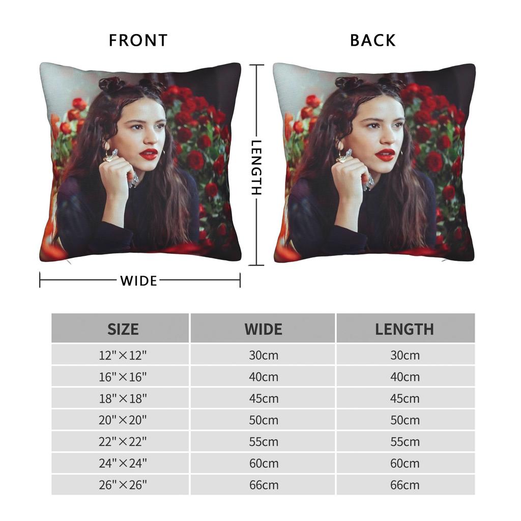Rosalia LUX Tour 2026 Pillowcases Merchandise Printing Cushion Cover Decorative Throw Pillow Case Cover Home Multi Size