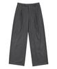 PRAIRIE Striped Wide Slacks (Gray)
