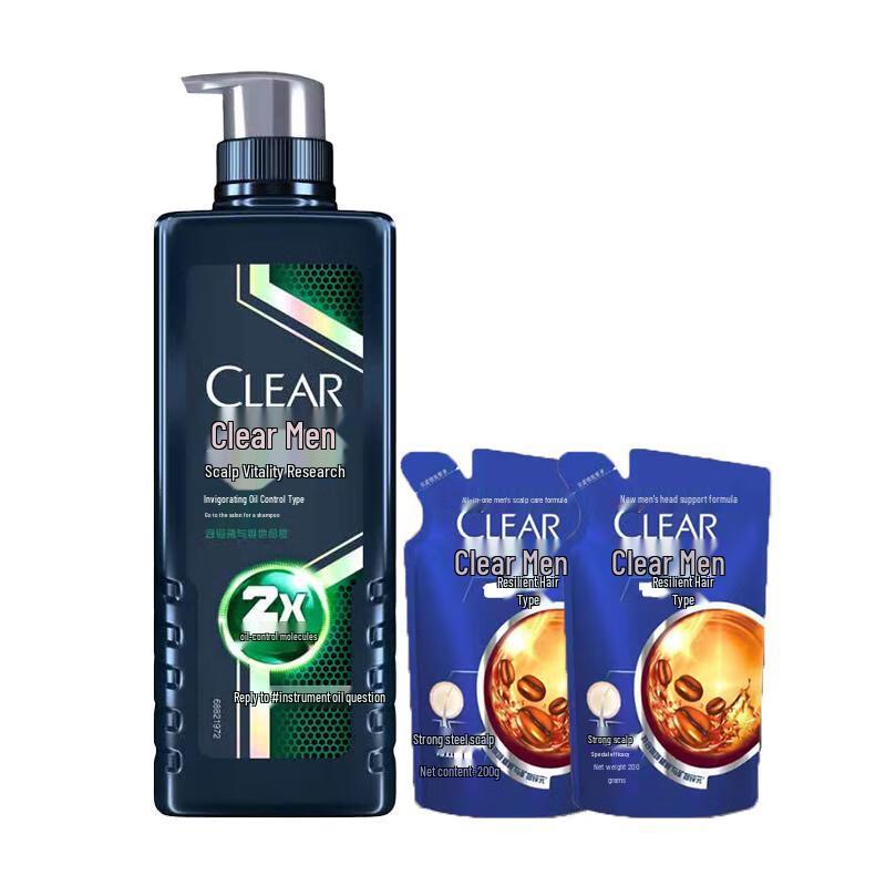 

CLEAR Men Professional Anti-Dandruff Shampoo - Refreshing Oil Control Jumbo Pack