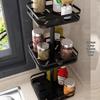 3-Tier Square Rotating Countertop Seasoning Organizer