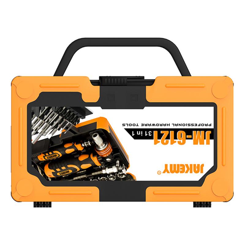 

JAKEMY JM-6121 33-in-1 Household Screwdriver Set Portable Repair Tool Bits for TVs,Computers As Shown A