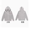 PLAY love hooded sweater fleece thickened cardigan zipper baoling jacket trendy brand Kawaku male and female couples