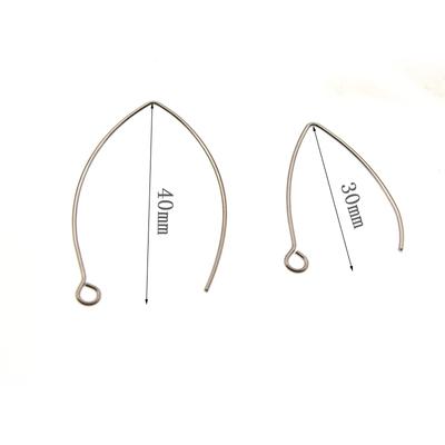 50Pcs Stainless Steel V Shape Earrings Hooks Hypoallergenic Gold Ear Wires Clasp for DIY Jewelry Making Findings Accessories