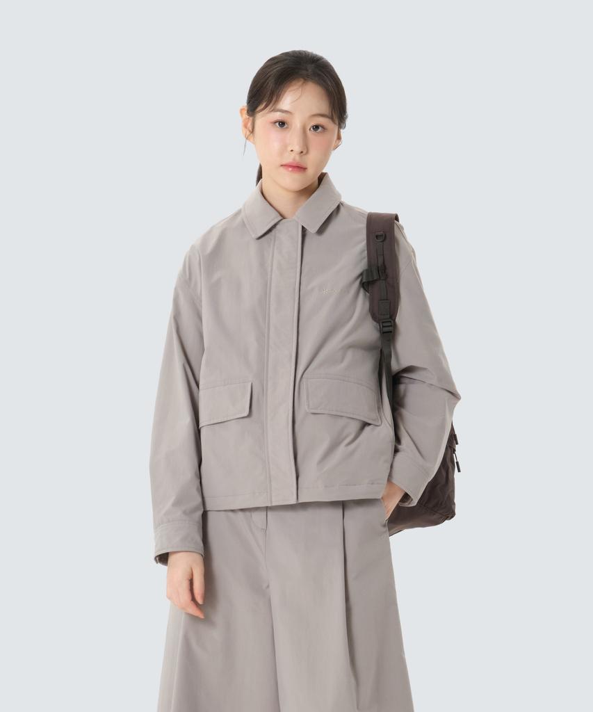 Snowpeak Apparel Kland Women'S Jacket (S26Swdjk13) Fog Gray