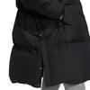 adidas Originals Premium Down Brand Logo Embroidered Long Hooded Down Jacket Women Outerwear Black HS9528