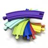 8pcs Color Double-Sided Curved Track Compatible Wooden Track Toys Classic Accessories Children's Toy Gifts 2 Sizes X24