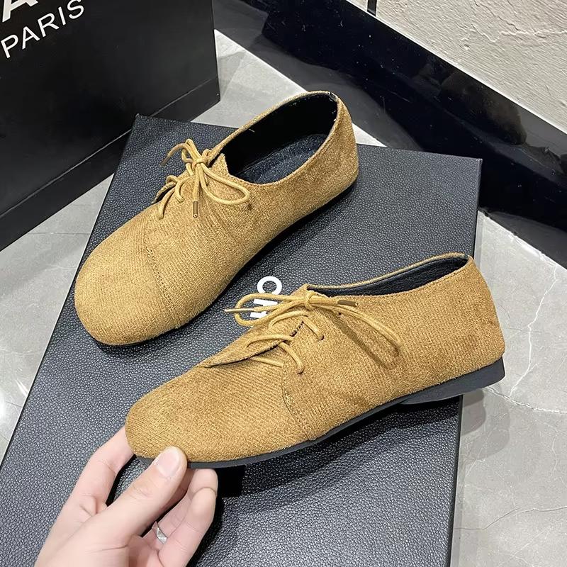 Fashion 2025 Fashion Mid Flats Walking Shoes Light Leopard Women Chunky Loafers Shoes New Hot Suede Brand Pumps Casual Round Toe Dress