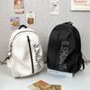 Schoolbag female Korean version large capacity trendy fashion backpack junior high school high school student schoolbag simple computer backpack