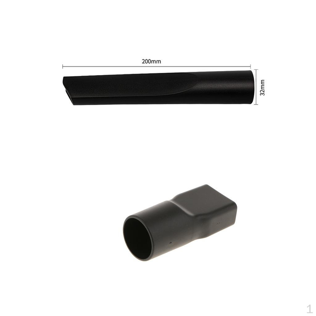 

Черный 32 мм Диаметр. Переходник с круглого на квадратный патрубок для пылесоса и щелевая насадка