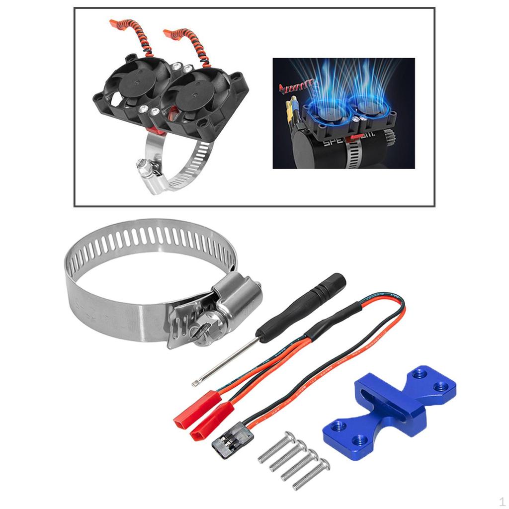 RC Motor Cooling Fan Base Adjustable Spare Parts Heat Dissipation Components